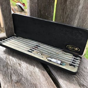 Vintage boxed Moore & Wright internal imperial micrometer